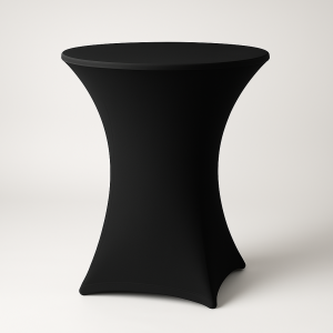 Housse de Table Cocktail Noire