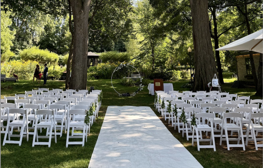 Cérémonie de mariage en plein air